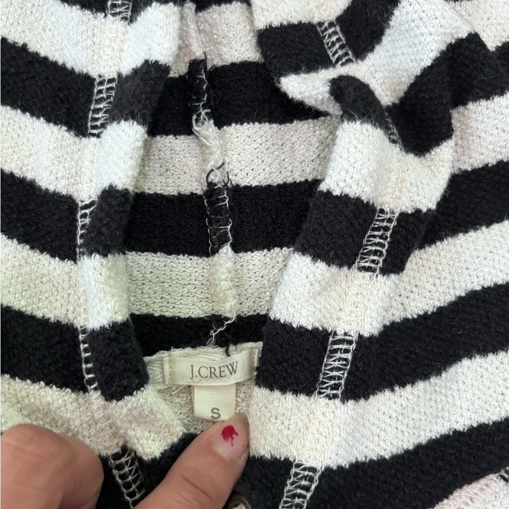 J. Crew Hoodie Stripes